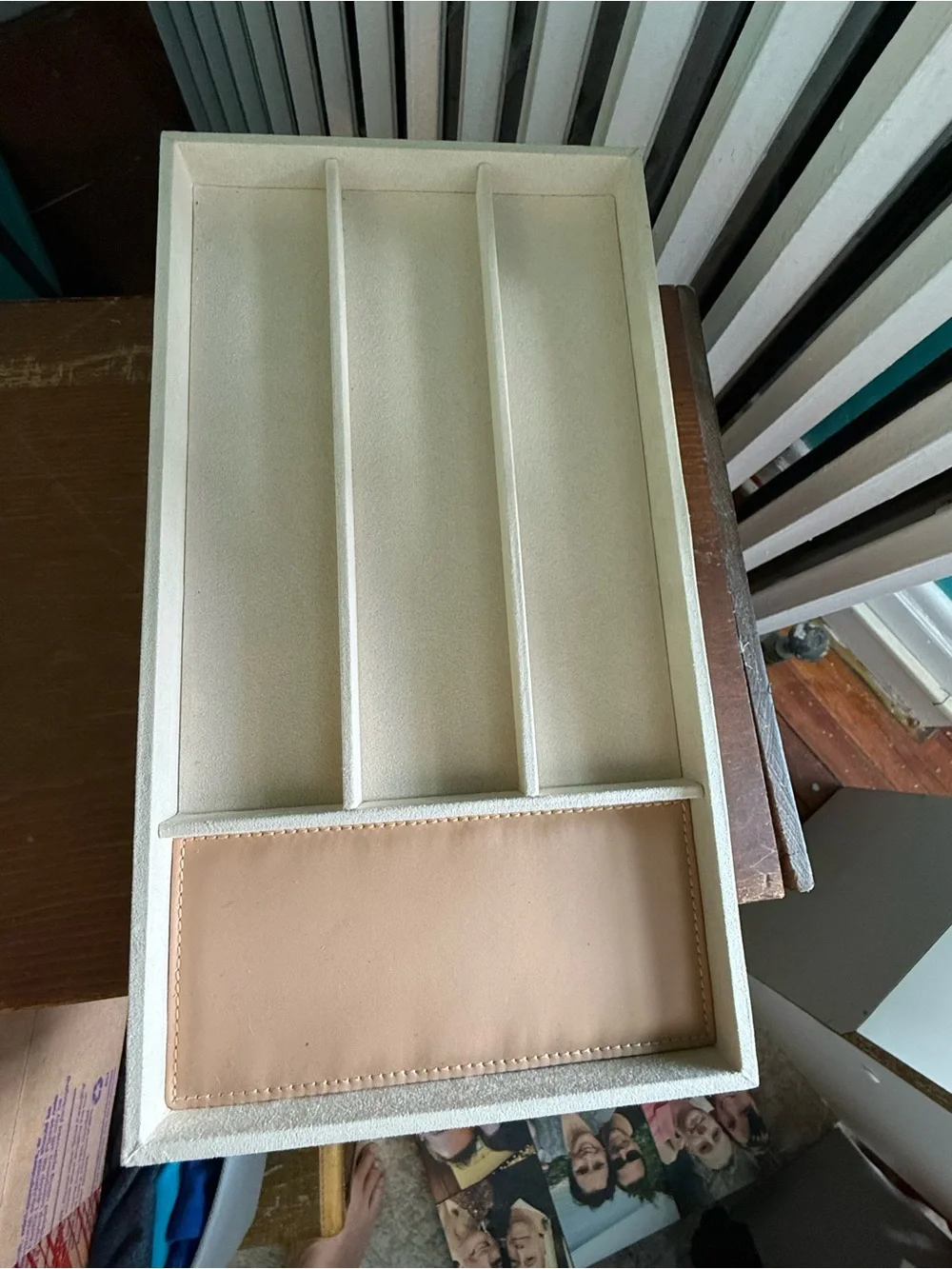 Brand new Beige Jewelry Organizer Tray Insert - Brand- Wolf